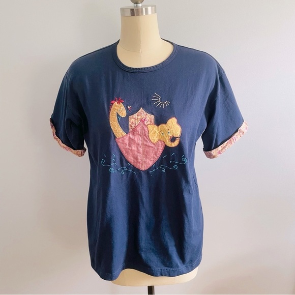 Bobbie Brooks Vintage Noah’s Ark Tee Shirt- Size Medium - Picture 1 of 6